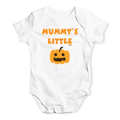 Funny Infant Baby Bodysuit Onesies Mummy's Little Pumpkin Baby Unisex Baby Grow Bodysuit 18 - 24 Months White