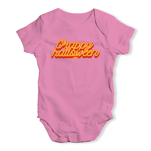 Cute Infant Bodysuit Crappy Halloween Baby Unisex Baby Grow Bodysuit 18 - 24 Months Pink