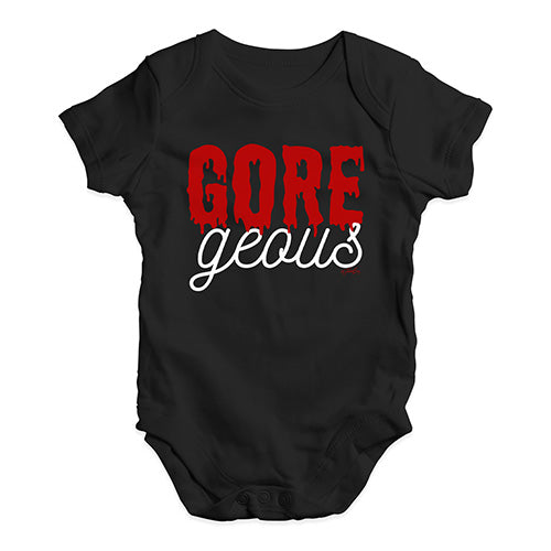 Baby Boy Clothes Gore-geous Baby Unisex Baby Grow Bodysuit 12 - 18 Months Black