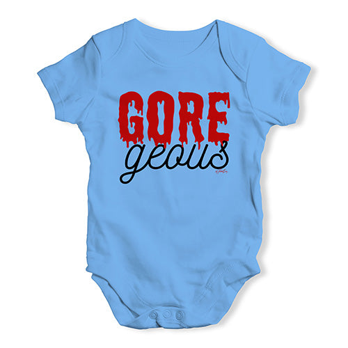 Funny Infant Baby Bodysuit Gore-geous Baby Unisex Baby Grow Bodysuit New Born Blue
