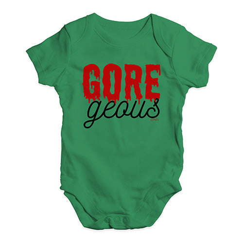 Baby Onesies Gore-geous Baby Unisex Baby Grow Bodysuit New Born Green