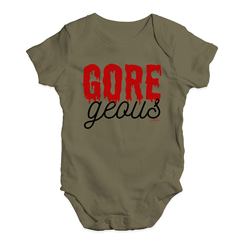 Funny Baby Bodysuits Gore-geous Baby Unisex Baby Grow Bodysuit 18 - 24 Months Khaki
