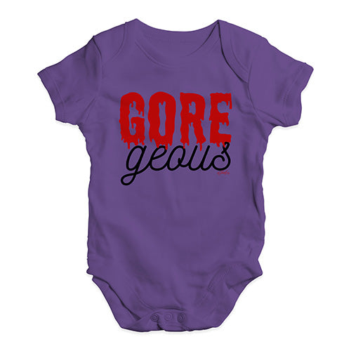 Baby Onesies Gore-geous Baby Unisex Baby Grow Bodysuit 18 - 24 Months Plum