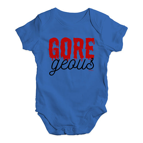 Funny Baby Onesies Gore-geous Baby Unisex Baby Grow Bodysuit 0 - 3 Months Royal Blue