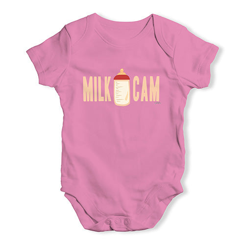 Baby Grow Baby Romper Milk Cam Baby Unisex Baby Grow Bodysuit 0-3 Months Pink