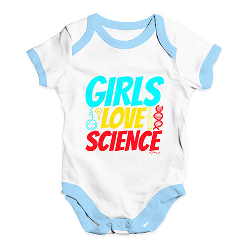 Girls Love Science Baby Unisex Baby Grow Bodysuit