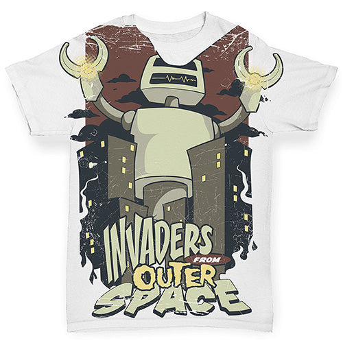 Invaders From Outer Space Baby Toddler ALL-OVER PRINT Baby T-shirt