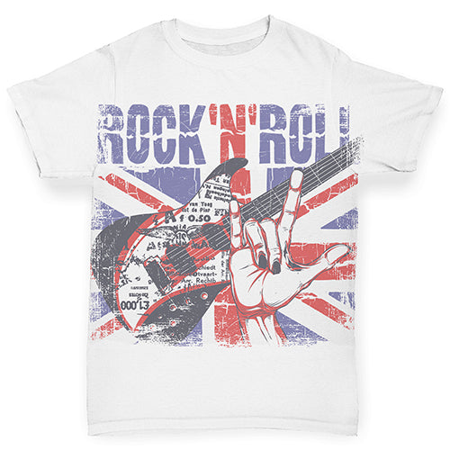 Union Jack Rock N Roll Baby Toddler ALL-OVER PRINT Baby T-shirt