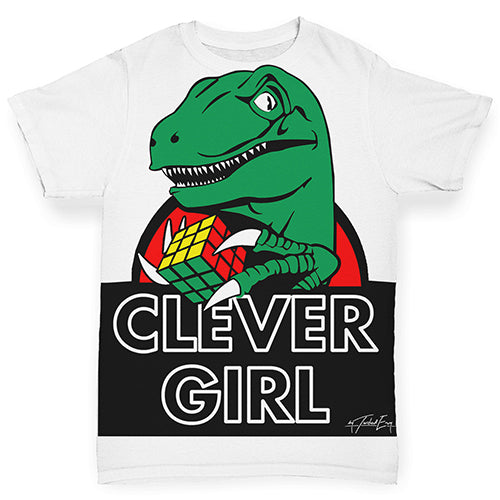 Clever Girl Dinosaur Baby Toddler ALL-OVER PRINT Baby T-shirt