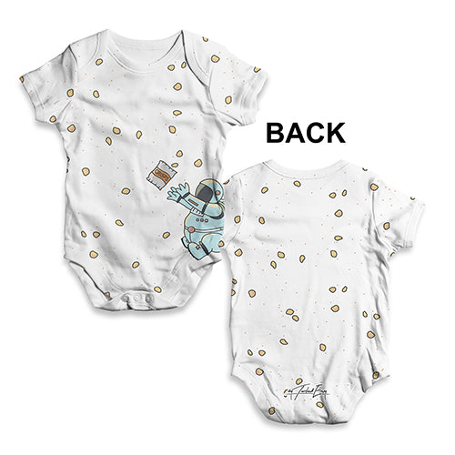 Fat Hungry Astronaut Baby Unisex ALL-OVER PRINT Baby Grow Bodysuit