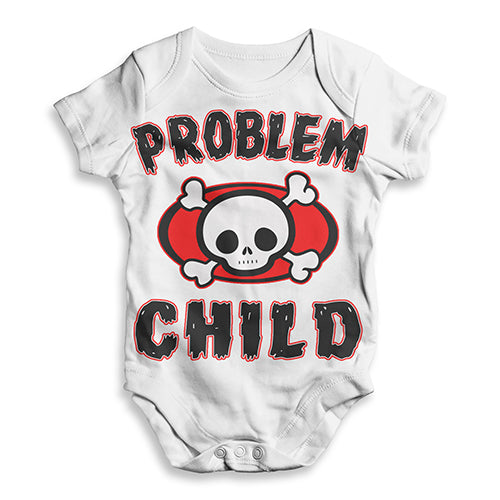 Problem Child Baby Unisex ALL-OVER PRINT Baby Grow Bodysuit