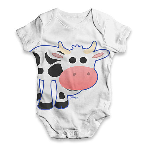 Fat Cow Baby Unisex ALL-OVER PRINT Baby Grow Bodysuit
