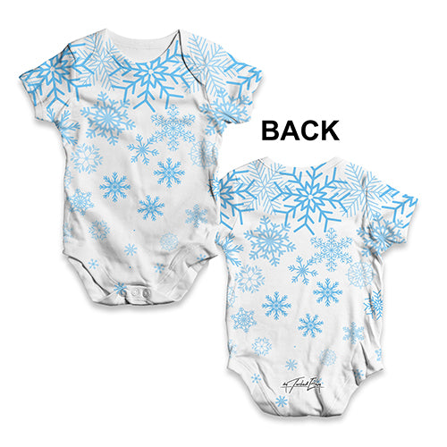 Winter Magic Snowflakes Baby Unisex ALL-OVER PRINT Baby Grow Bodysuit