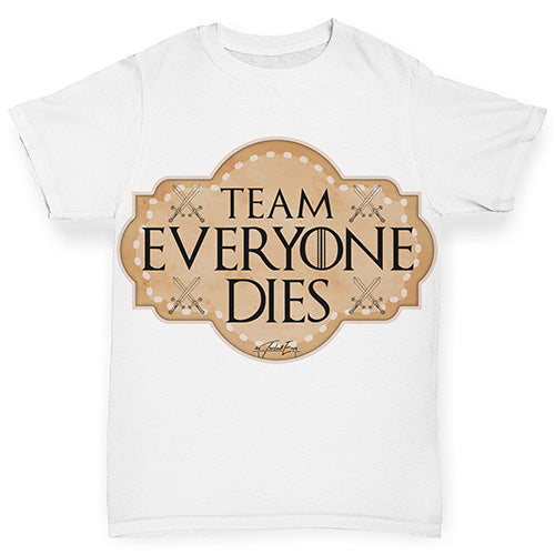 Team Everyone Dies Baby Toddler ALL-OVER PRINT Baby T-shirt
