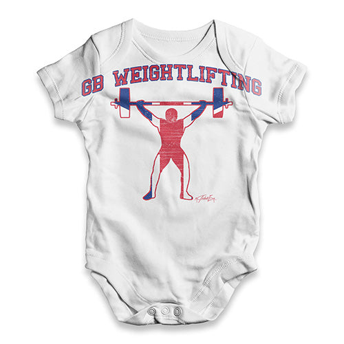 GB Weightlifting Baby Unisex ALL-OVER PRINT Baby Grow Bodysuit