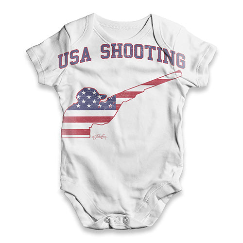 USA Shooting Baby Unisex ALL-OVER PRINT Baby Grow Bodysuit