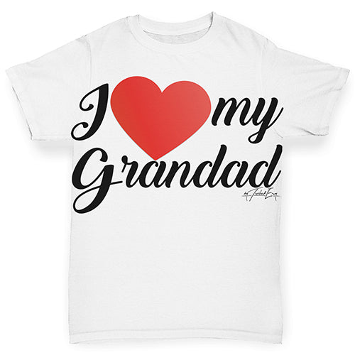 I Love My Grandad Baby Toddler ALL-OVER PRINT Baby T-shirt