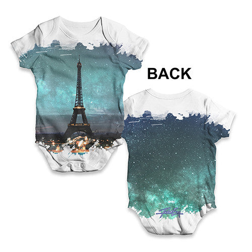 Eiffel Tower Paris Baby Unisex ALL-OVER PRINT Baby Grow Bodysuit