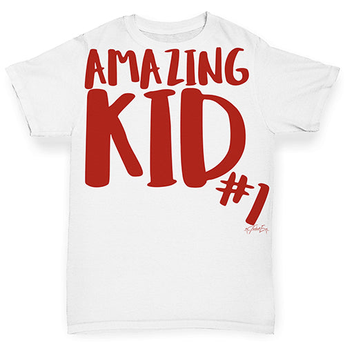 Amazing Kid Number 1 Baby Toddler ALL-OVER PRINT Baby T-shirt