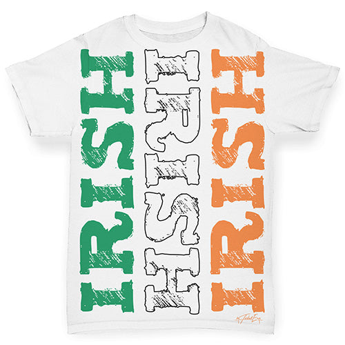 Funny Baby Onesies T Shirts Irish Irish Irish Flag Baby Toddler ALL-OVER PRINT Baby T-shirt 6-12 Months White