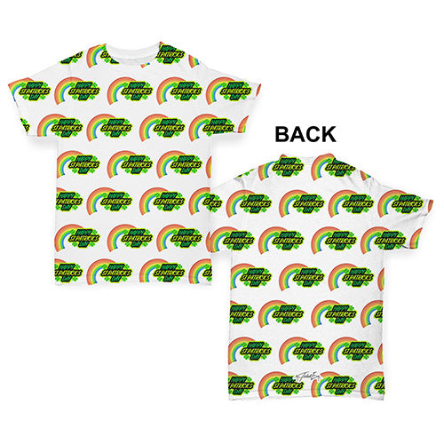 Saint Patrick's Day Rainbow Pattern Baby Toddler ALL-OVER PRINT Baby T-shirt