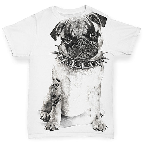 Punk Pug Baby Toddler ALL-OVER PRINT Baby T-shirt
