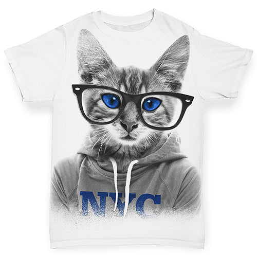 Nerdy Cat NYC Baby Toddler ALL-OVER PRINT Baby T-shirt