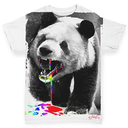 Angry Rainbow Panda Baby Toddler ALL-OVER PRINT Baby T-shirt