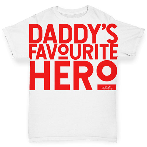 Daddy's Favourite Hero Baby Toddler ALL-OVER PRINT Baby T-shirt