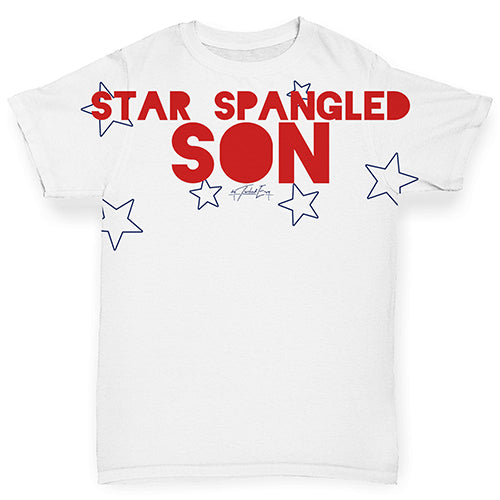 Star Spangled Son 4th July Baby Toddler ALL-OVER PRINT Baby T-shirt