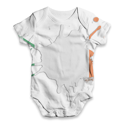 Ireland Splat Baby Unisex ALL-OVER PRINT Baby Grow Bodysuit