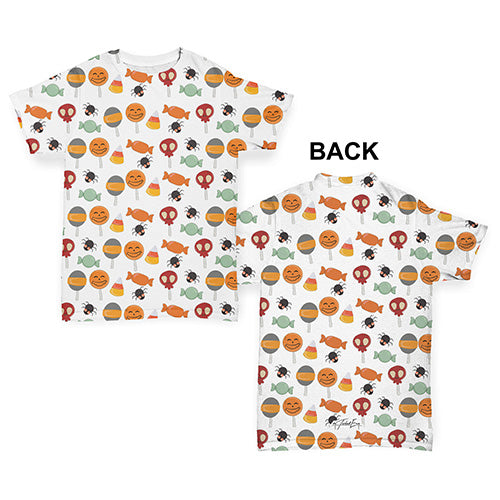 Halloween Candy Baby Toddler ALL-OVER PRINT Baby T-shirt