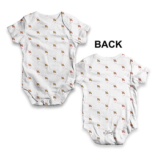 Florida USA States Pattern Baby Unisex ALL-OVER PRINT Baby Grow Bodysuit