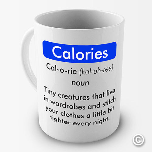 Calories Definition Funny Mug