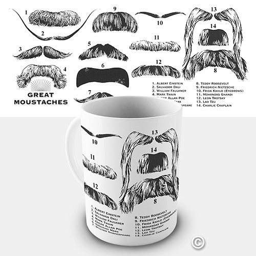 Great Moustaches Funny Mug