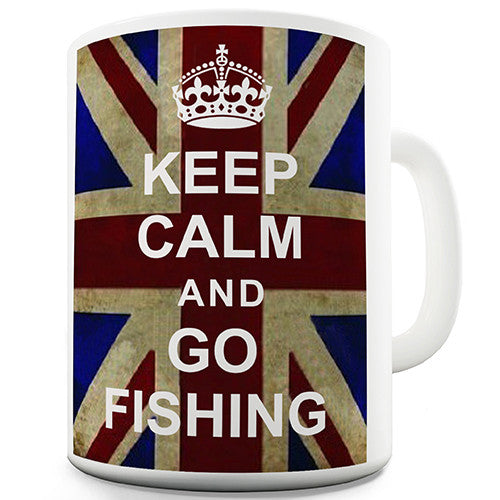 Keep Calm And Go Fishing Novelty Mug