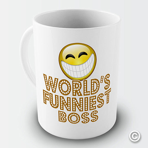 Worlds Funniest Boss Novelty Mug
