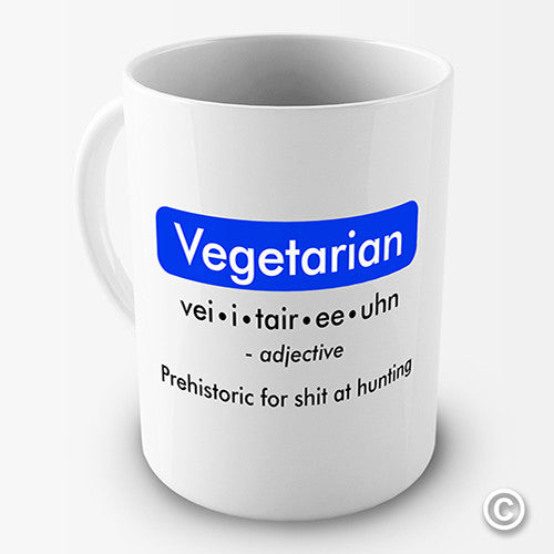 Definition Of Vegetarian Novelty Mug