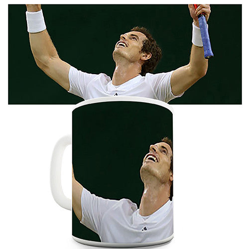 Andy Murray Wimbledon Champion Celebration Novelty Mug