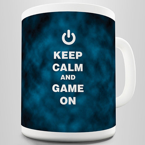 Keep Calm And Game On Novelty Mug