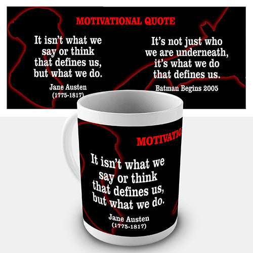 Motivational Quote Novelty Mug