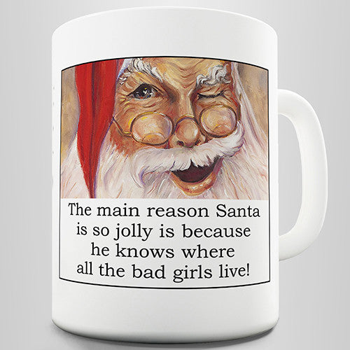 Santa's Bad Girls Novelty Mug