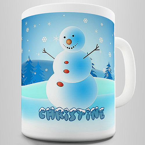 Snowman Christmas Novelty Mug