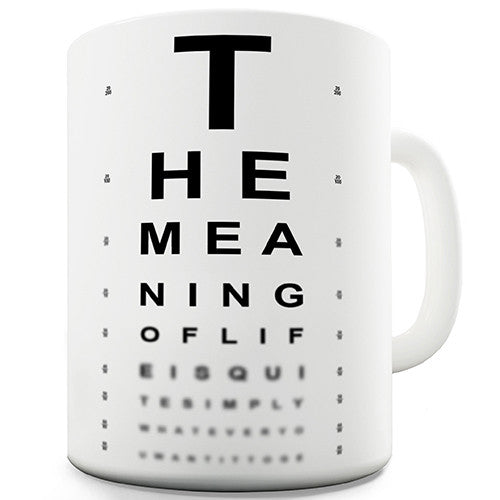 The Meaning Of Life Novelty Mug