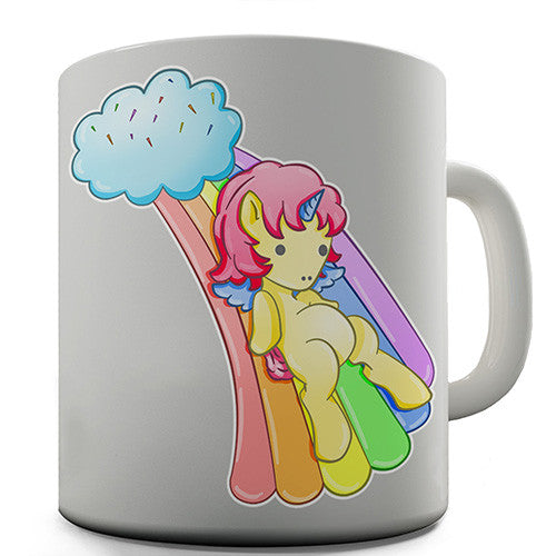 Unicorn Rainbow Slide Novelty Mug
