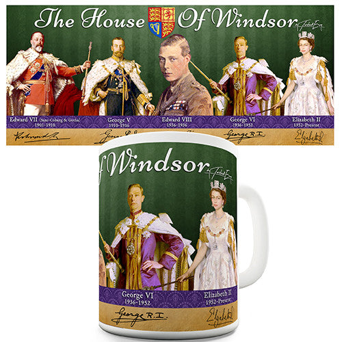 The House Of Windsor Novelty Mug