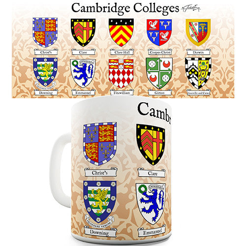 Cambridge Colleges Crests Novelty Mug