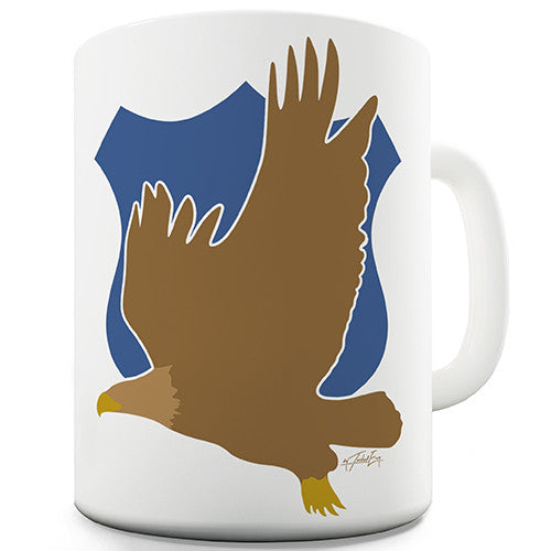 Eagle Silhouette Crest Novelty Mug