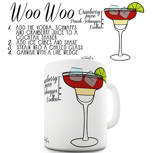 Woo Woo Cocktail Recipe Novelty Mug
