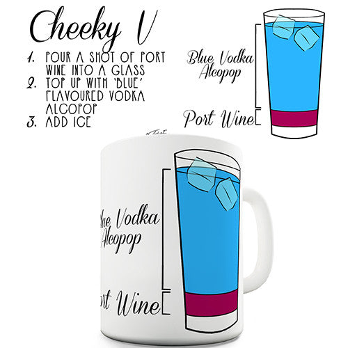 Cheeky V Cocktail Recipe Mug
